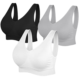Women Active Fit Sports <b>Bra</b> Breathable <b>Stretch</b> Comfort Support Workout Fitness Training Running Gym Wear Apparel Top - Product Image 1