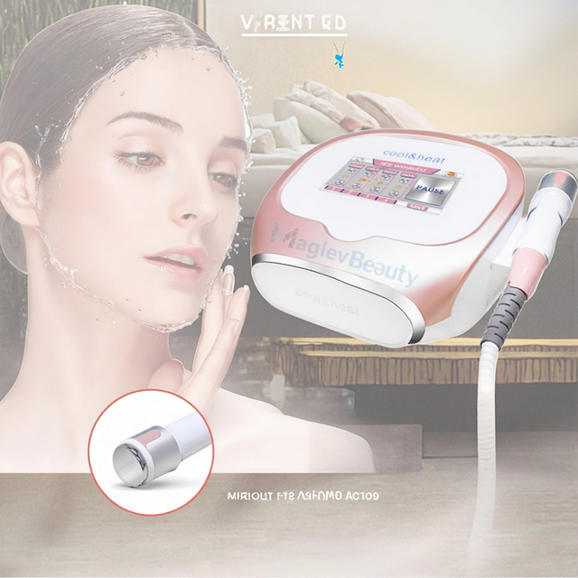 Newst Skin Rejuvenation Cool and Heat Device Hot& Cold Skin Tender Instrument Electroporation Wall Penetration Beauty Machine