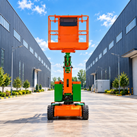Plateforme élévatrice articulée durable de 14m, 16m, 18m, alimentée au diesel ou aux batteries, pour travaux de construction