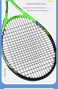 Vente en gros d'usine, raquette de tennis professionnelle, aluminium et carbone intégrés, raquette durable pour les sports de plein air, ensemble de raquettes - Product Image 4