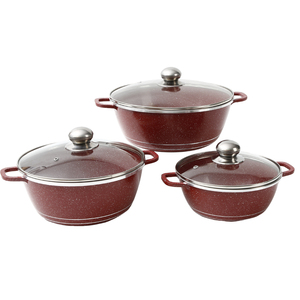 Ensemble de casseroles en aluminium, ensemble de casseroles, batterie de cuisine en aluminium moulé sous pression - Product Image 1