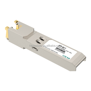 Soporte UTP CAT5 Cobre RJ45 a SFP Módulo transceptor Ethernet de fibra para comunicación de datos ópticos - Product Image 1