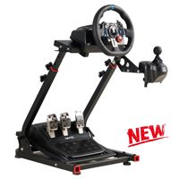 Support de volant et de pédales de course PC de luxe professionnel pour simulateur de course Logitech PS4
