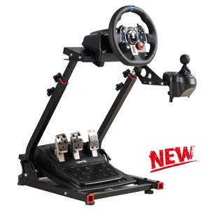 Professional Luxury PC Racing <strong>Steering</strong> <strong>Wheel</strong> and Pedals Stand for <strong>Logitech</strong> PS4 Racing Simulator Game - Product Image 1