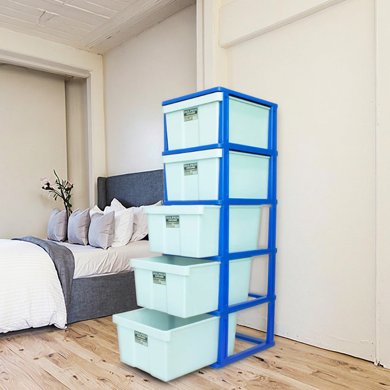 Hot Selling 5 Tier Plastic Storage