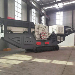 Planta trituradora móvil de alta calidad montada sobre orugas para canteras, máquina de impacto para trituración de piedra y guijarro con componentes principales de motor y rodamientos - Product Image 4