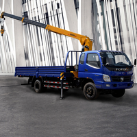 Nouvelle grue télescopique montée sur camion de 4 tonnes de marque chinoise de premier plan à vendre