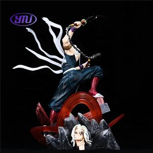 Figura de Anime de Uzui Tengen con Doble Cabeza, <span class=keywords><strong>Efectos</strong></span> <span class=keywords><strong>Especiales</strong></span>, Modo Doble Espada, Figuras de Anime en Postura de Combate - Product Image 5