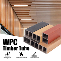 Panneaux de cloison carrés modernes en bois écologique de qualité industrielle, faux poutres pour entrée, mur de fond et plafond de couloir
