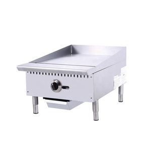 American Style Commercial Kitchen Equipment 12 Inch <b>Grill</b> Stove Gas Griddle Cooker <b>Teppanyaki</b> Commercial Gas Griddle - Product Image 1