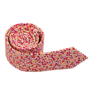 Оптовая продажа, Модный новый дизайн, небольшой цветочный хлопковый узкий галстук, узкие галстуки для мужчин - Product Image 4