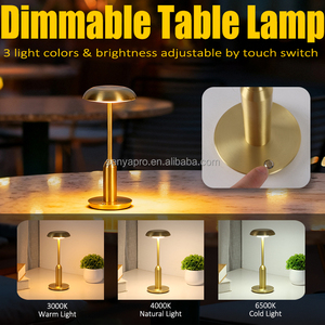 Lampe de table LED sans fil rechargeable SENYA-PRO, simple, de haute qualité, en aluminium de luxe, pour <span class=keywords><strong>restaurant</strong></span> - Product Image 3