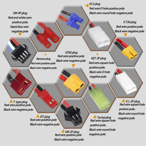 103495แบตเตอรี่โพลีเมอร์7.4V 3500mAh สำหรับของเล่นรถออฟโรด - Product Image 5
