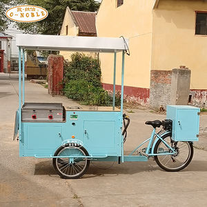 Triciclo de comida con pedal eléctrico para negocios de calle, bicicleta de comida rápida con equipo de comida, número de modelo: 1, 2 - Product Image 4