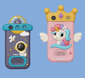 Yeni ucuz Dino Unicorn kedi akıllı çocuklar akıllı telefon akıllı telefon çocuklar için çoklu fonksiyonları noel hediyeler çocuklar için