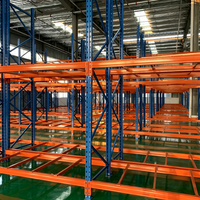 Système de rayonnage industriel robuste pour palettes, étagères personnalisées pour entrepôt et garage 7
