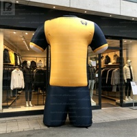 Pantalon gonflable géant réutilisable de 5 m, jeans publicitaires personnalisés, pantalon en denim pour la publicité de la marque de vêtements, campagne/festival/vente au détail