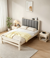 Lit simple pour chambre à coucher