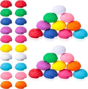 Balle anti-stress en mousse PU personnalisable avec logo, couleur au choix, jouet promotionnel, balle anti-stress pour le cerveau, vente chaude - Product Image 1