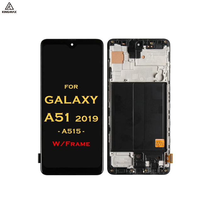 6.5" Original Super Amoled Display for Samsung A51 LCD Screen Replacement Samsung A515 A515U A515F Touch Screen Panel OLED Frame