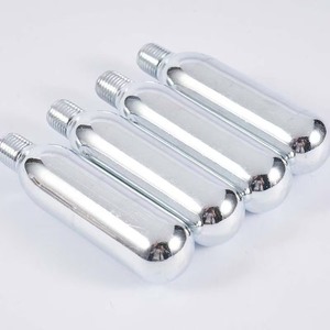 Gaz argon de haute pureté à bas <span class=keywords><strong>prix</strong></span> en gros, capsules en acier aluminium de 6,5 g, pression de 6 MPa, capacité de 50 <span class=keywords><strong>L</strong></span>, certifié ISO, rouge - Product Image 3