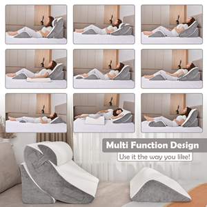 <span class=keywords><strong>Almohada</strong></span> postoperatoria de espuma viscoelástica, soporte ergonómico para cuello, cabeza y hombros, 45D - Product Image 5