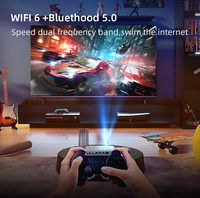WOWOTO Mini Proyector LED DLP Portátil 1080P, Proyector Inteligente Android para Uso Doméstico o Empresarial, Pico de Bolsillo con Wifi