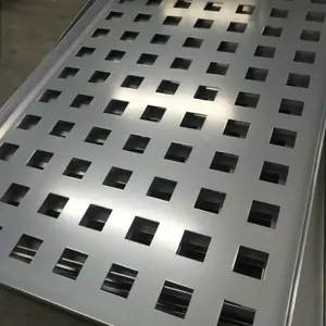 Fogli di piastre a rete schermo di punzonatura in metallo perforato in acciaio inossidabile personalizza