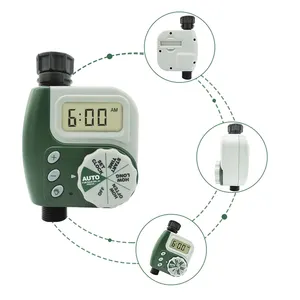 Ningbo Manufacturer Outdoor Water-proof Automatic Attractive Design Distinctive Green Garden Irrigation Timers
