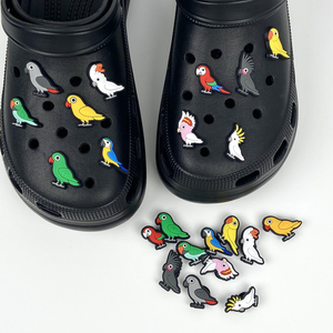 Tùy Chỉnh Tự Làm Giày Khóa & Dép <span class=keywords><strong>Charms</strong></span> Hình Trái Tim Lỗ Hoa Nút Trang Trí Cho Cao Su PVC Guốc Hat Phụ Kiện - Product Image 3