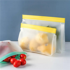 Sacs de conservation alimentaire réutilisables Ziplock pour congélateur, hermétiques, avec fermeture éclair, pour fruits et légumes - Product Image 2