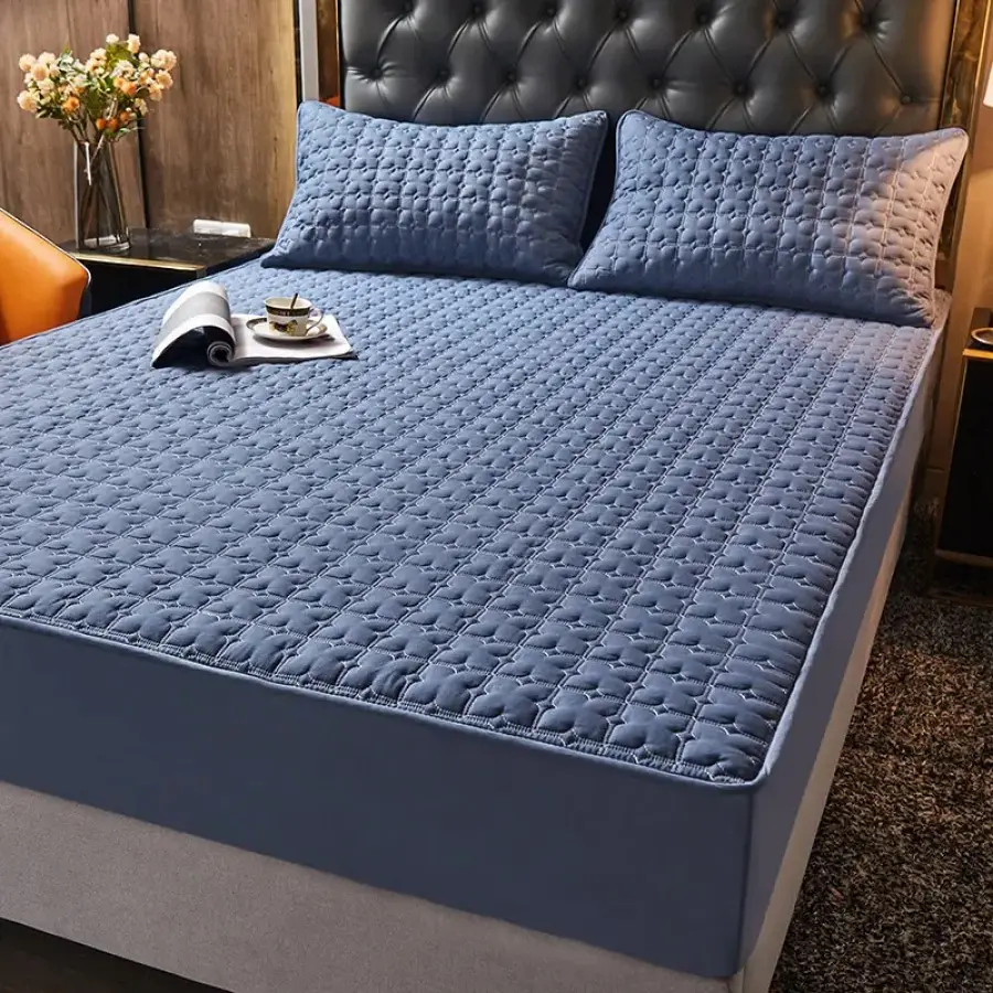 Hot Sales Hypoallergene Queen King Groothandel Bed Bug Polyester Gewatteerde Waterdichte Matrasbeschermer