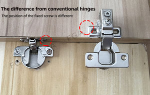 97 Degree Page Turning Adjustable Flush Cabinet Door <strong>Pull</strong> <strong>Down</strong> Small Face Frame Concealed <strong>Hinge</strong>