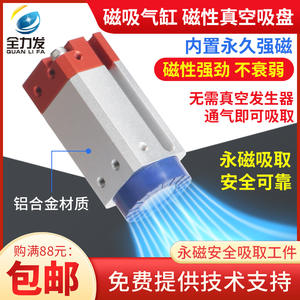 Cilindro de Succión Magnética, Disco Magnético Permanente para Robot con Placa de Hierro Multiagujeros, Ventosa Industrial, Usado - Product Image 5