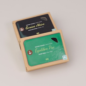 Custom 300gsm White Cardboard <strong>Soap</strong> <strong>Box</strong> With Window Spot UV Coating Kraft Paper <strong>Boxes</strong> Low MOQ Custom Design For <strong>Soap</strong> - Product Image 6