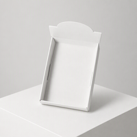 Boîte pliante en carton ondulé noir mat avec logo personnalisé pour l'expédition e-commerce