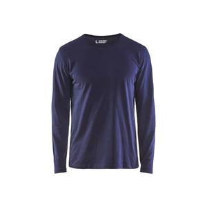 BLAKLADER-T-shirt manches longues 350010428800S Bleu Marine-T-SHIRTS ET POLO DE TRAVAIL EAN 7330509596661 - Product Image 1