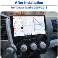 Sistem Multimedia Mobil Android 13 7870 Layar 2K GPS WiFi Radio 4G DSP Audio Amplifier Kamera 360 untuk Tundra 2007-2013