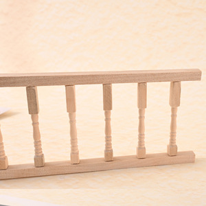 Accesorios <span class=keywords><strong>de</strong></span> decoración para <span class=keywords><strong>casa</strong></span> <span class=keywords><strong>de</strong></span> <span class=keywords><strong>muñecas</strong></span> 1:12, material <span class=keywords><strong>de</strong></span> madera, pasamanos <span class=keywords><strong>de</strong></span> 12 postes. - Product Image 4