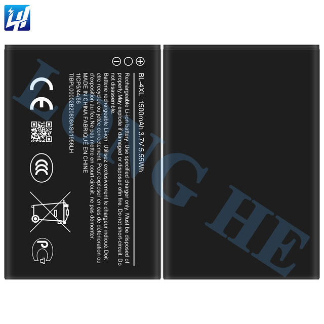 REAL CAP Replacement Battery BL-4XL for Nokia Lumia 6300 4G Smartphone 8000 TA-1311 TA-1287 Cell Phones Lithium Ion Batteries