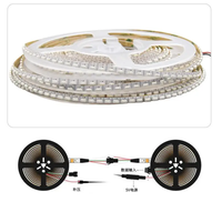 Bande lumineuse de 4mm de large adressable RVB à émission latérale 170/144 LEDs/m DC5V SK6812-SIDE-4020 LED Pixel Strip Flexible IP20/IP67