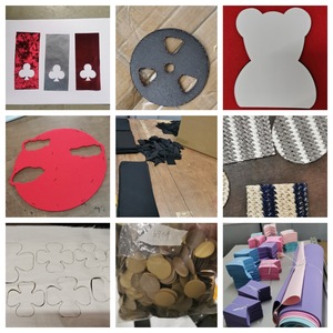 New Laser Laser Cut Polyester Fabric 100% Custom Design OEM Processing For Garment Textiles - Product Image 2