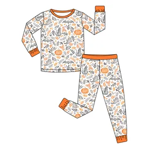 Halloween Baby Clothes Summer Romper Bamboo Jumpsuits Girls Wholesale Bodysuit Organic Cotton Set Pajamas Onesie Boy Bubble