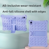 Housse de protection anti-chute en silicone pour tablette avec support, libérant les points de contact pour les enfants, pour iPad Mini 10