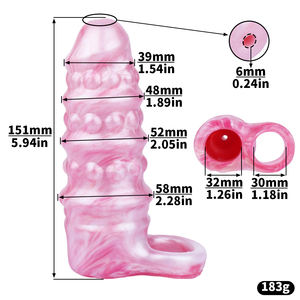 FRRK Liquid Silicone 5.8in Dildosc heide vergrößert Stärken Fantasy Dildo Konvex Genießen Sie ein besseres <span class=keywords><strong>Sex</strong></span> leben Sexspielzeug für den Menschen - Product Image 6