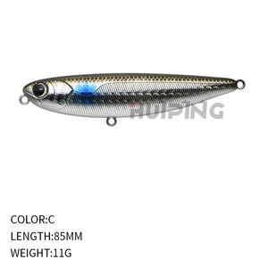 Leurres de pêche à crayon flottant 85mm 11g, leurre collant <span class=keywords><strong>COBRA</strong></span> PUGACHEV'S Walk The Dog appâts durs Wobblers pour brochet au bar - Product Image 2