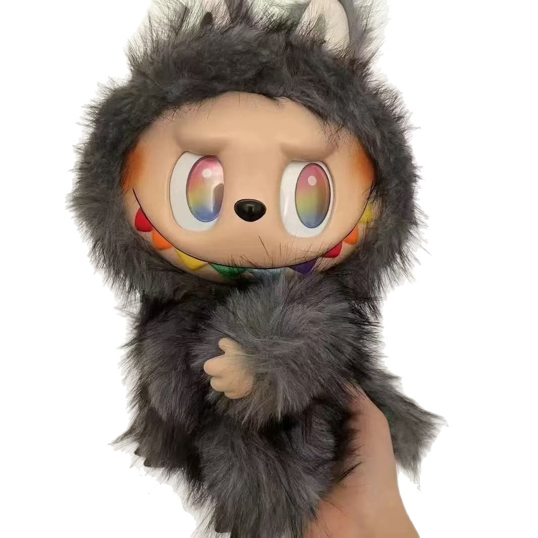 ZIMOMO LABUBU 改造版　38cm バージョン　ぬいぐるみ　黒い ZIMOMO LABUBU 改造版 38cm バージョン ぬいぐるみ ラブブ
