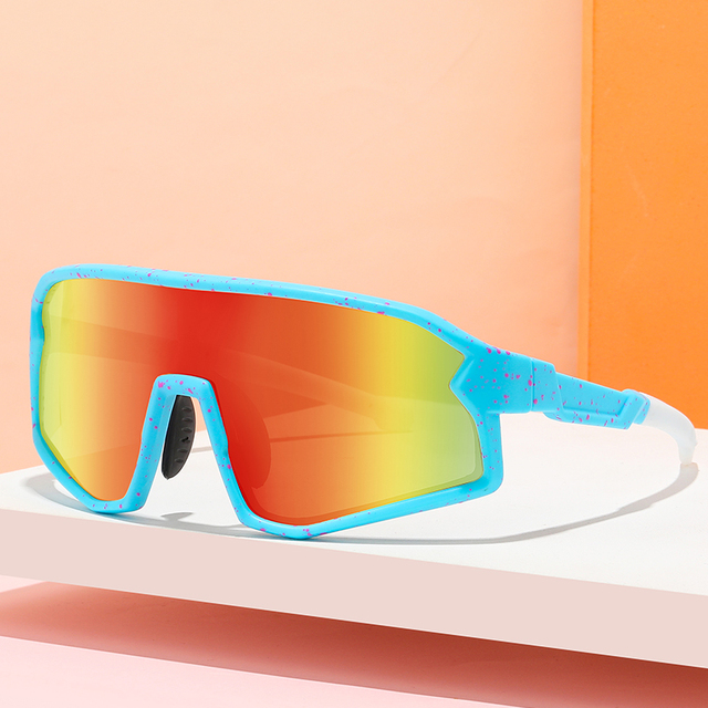 5-13 Years Old Plastic Polarized UV400 Lens Boys Girls Children Kids Bicycle Running Cycling Sports Sunglasses 2024