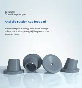 Chaise de bain portable réglable en alliage d'aluminium <span class=keywords><strong>RUFU</strong></span> RF9301A pour personnes âgées obèses et femmes enceintes, conception élargie, capacité de 250 kg - Product Image 5