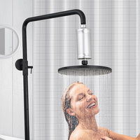Purificateur d'eau de douche en aluminium de qualité supérieure à haute efficacité, anti-chlore pour une peau et des cheveux sains, purificateur d'eau de douche, parfum personnalisé